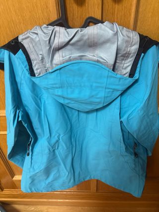 Cazadora Tribord Mujer Azul Impermeable