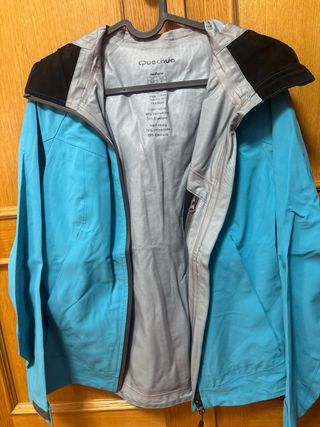 Cazadora Tribord Mujer Azul Impermeable