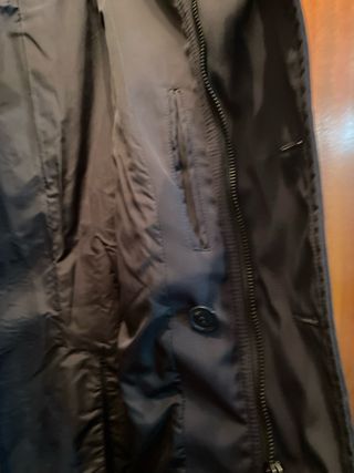 Casaco impermeável azul marinho