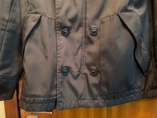 Casaco impermeável azul marinho