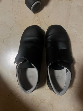 Zapatos Hostelería Negros Velcro