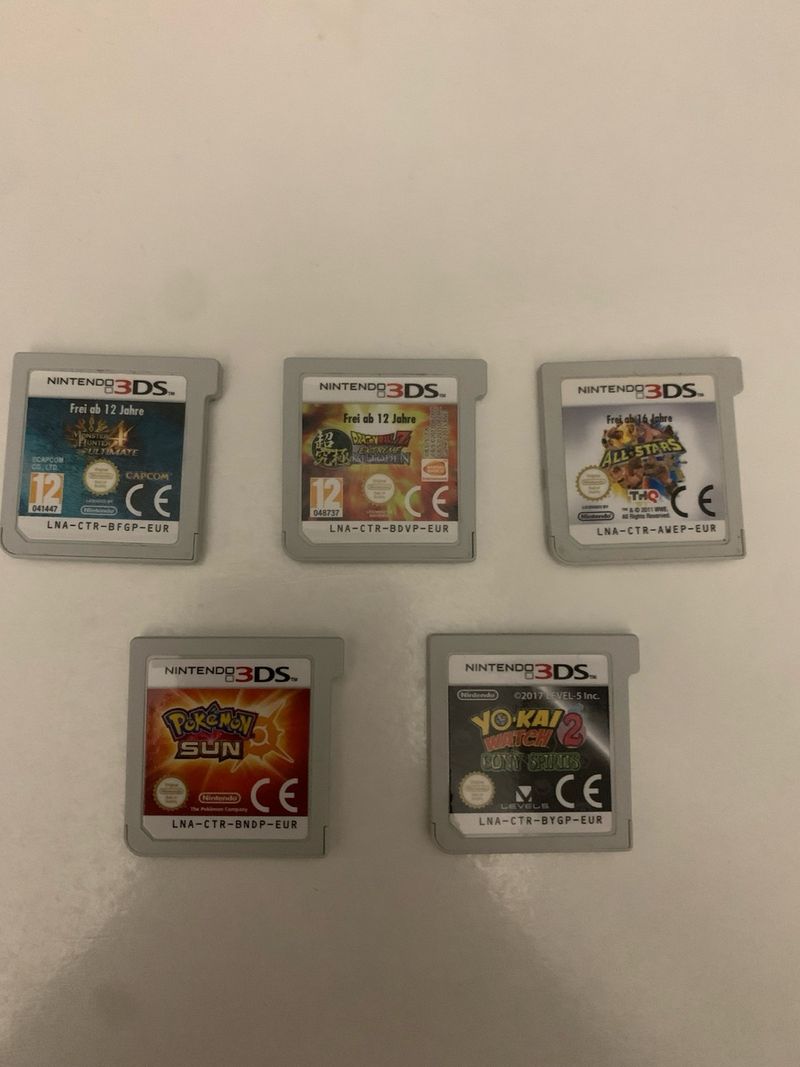 Imagen de Lote 5 juegos Nintendo 3DS: Pokemon, Yo Kai Watch