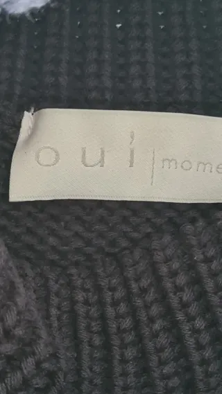 Jersey negro cuello alto mujer Talla M