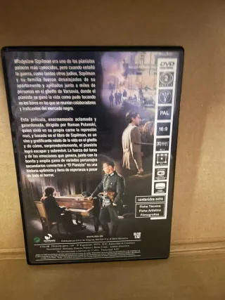 DVD El Pianista Roman Polanski 3 Oscar