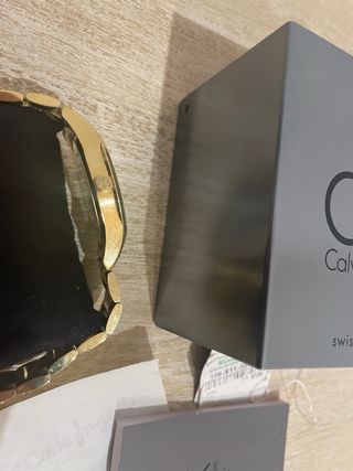Reloj Calvin Klein Dorado