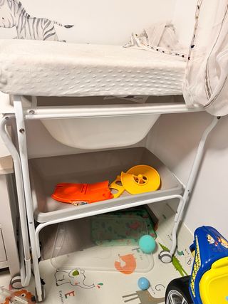 Bañera cambiador para bebé