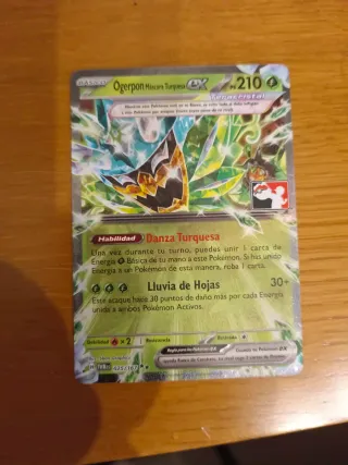 Carta Pokémon Ogerpon Máscara Turquesa EX