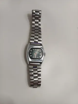 Reloj Zoniku Verde y Plateado