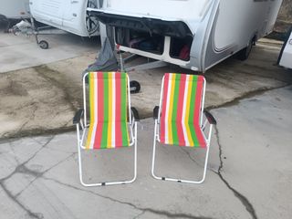 Sillas plegables de playa