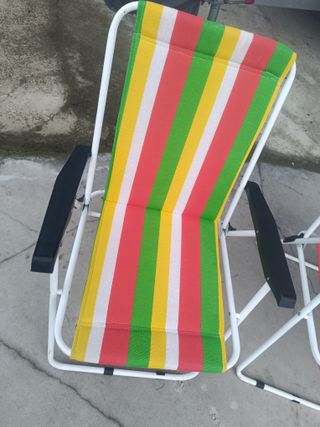 Sillas plegables de playa