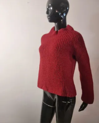 Maglione Weekend Max Mara pura Lana Rosso bordeaux