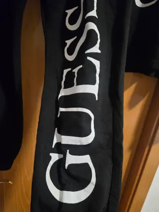 Conjunto Guess Negro Chandal