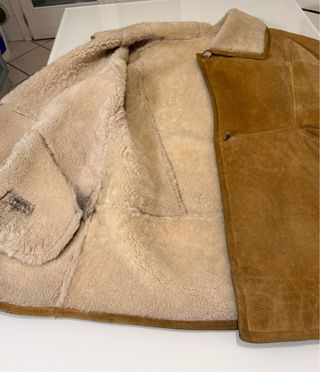 Giaccone Shearling Vintage Donna Beige/Marrone