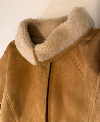 Giaccone Shearling Vintage Donna Beige/Marrone