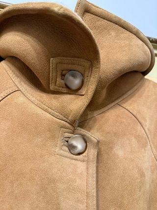 Giaccone Shearling Vintage Donna Beige/Marrone