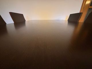 Mesa comedor wengué + 4 sillas