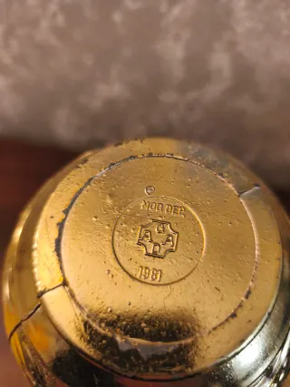 Brocca e piatto vintage oro