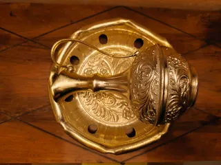 Brocca e piatto vintage oro