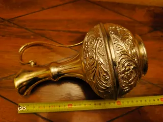 Brocca e piatto vintage oro