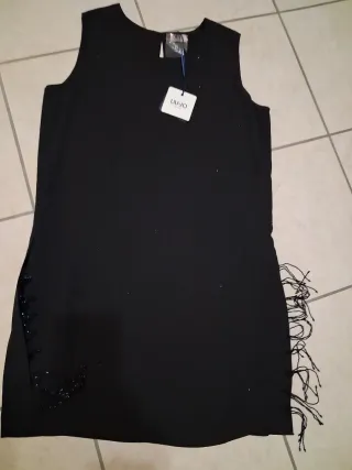 Abito Liu Jo donna nero con strass
