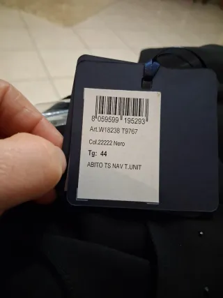 Abito Liu Jo donna nero con strass