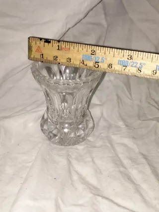 Antiguo Portavelas Cristal