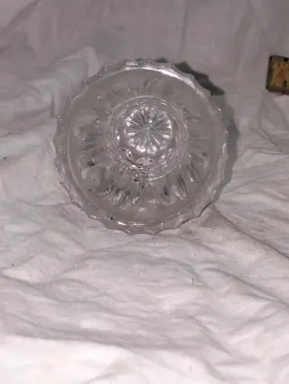 Antiguo Portavelas Cristal