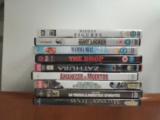 PACK 9 Películas DVD Acción Aventura Drama Terror