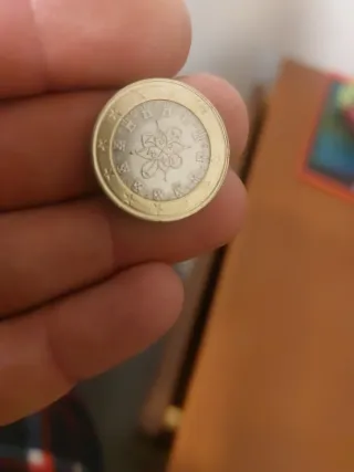 Moeda 1 Euro 2024 com Defeito