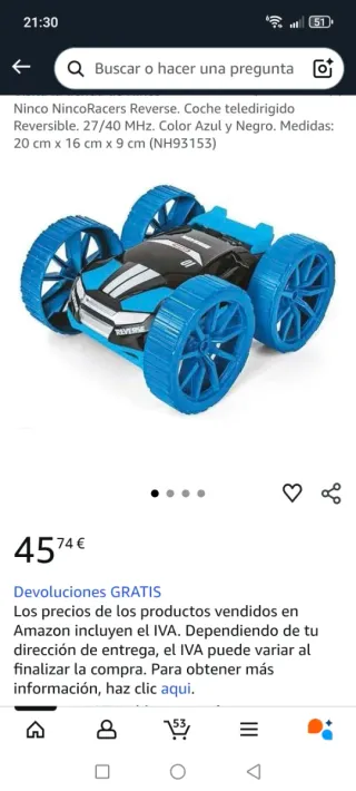 Coche teledirigido Ninco RC