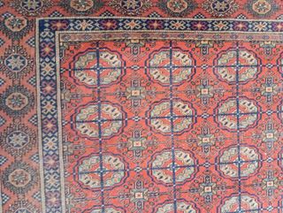 Tappeto orientale annodato a mano – 220 × 152 cm