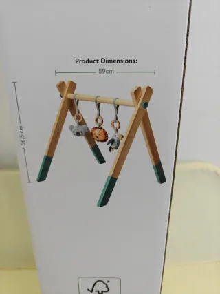 Gimnasio de madera para bebé Nüby