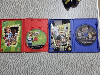 Mandos Buzz! + 2 juegos ps2