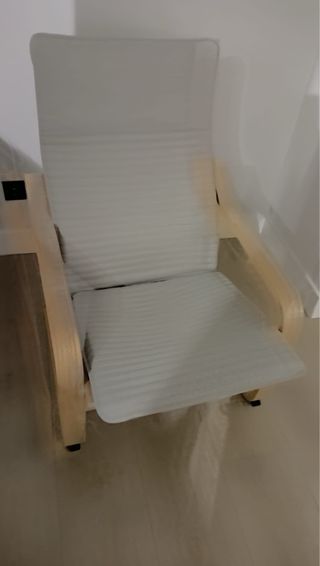 Sillón de tela gris Ikea