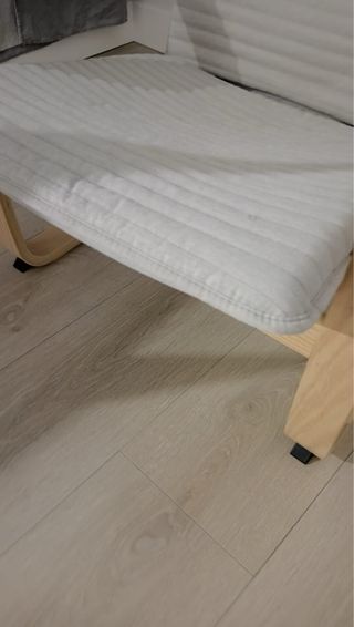 Sillón de tela gris Ikea