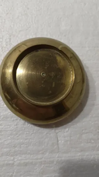 Cuenco de latón India con 2 cucharillas