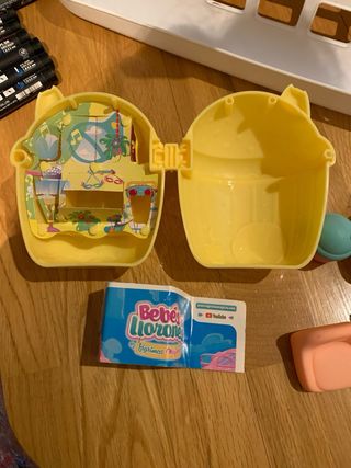 Muñeca Bebé Llorón con Accesorios