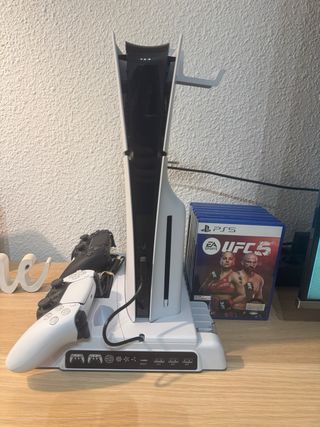 PlayStation 5 + 2 Mandos + 7 Juegos TOP