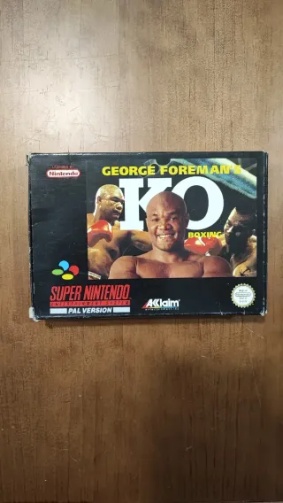 George Foreman KO Boxing SNES PAL