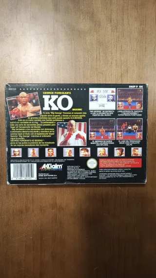 George Foreman KO Boxing SNES PAL