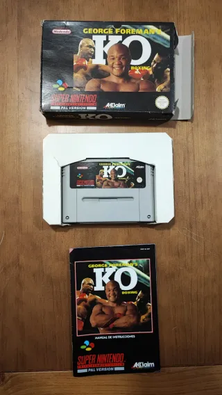 George Foreman KO Boxing SNES PAL