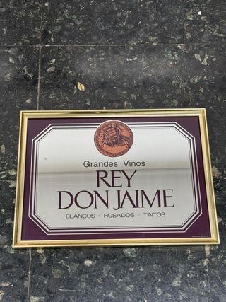 Cuadro Rey Don Jaime Grandes Vinos