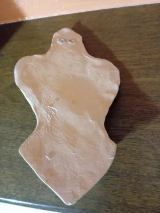 Acquasantiera maiolica Padre Pio Artigianale