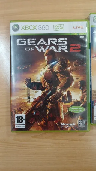 3 Juegos Xbox 360: Gears of War 2, Spider-Man, Son