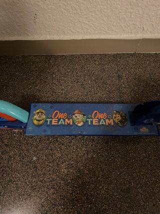 Patinete Patrulla Canina Azul