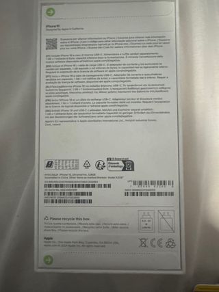 iPhone 16 128GB Azul Sin Abrir