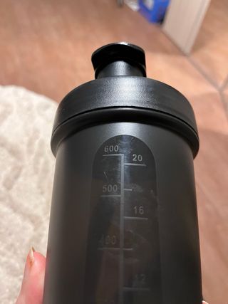 Protein shaker black 600 ml new