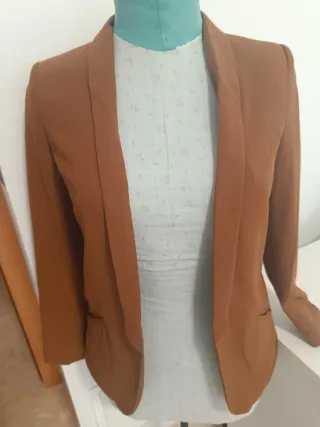 Blazer marrón mujer