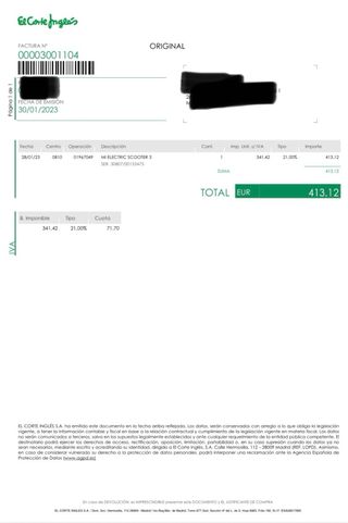 Patinete Eléctrico Xiaomi Mi Scooter 3