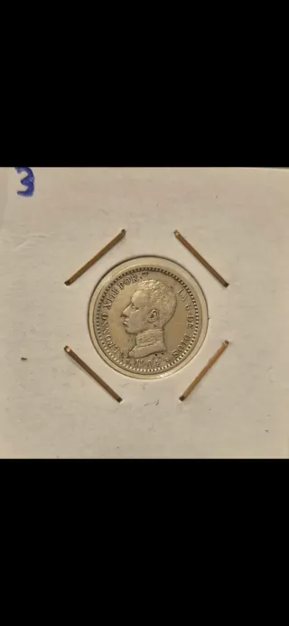 Moneda 50 céntimos Alfonso XIII 1904